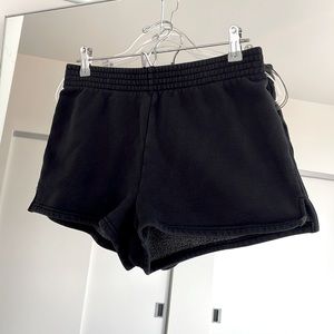 TNA Cozy Fleece Perfect 2” Sweatshort Black